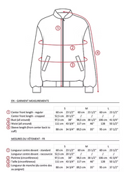 1ER MAI - Bomber Jacket in Black Corduroy