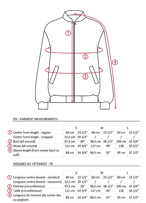 1ER MAI - Bomber Jacket in Black Corduroy