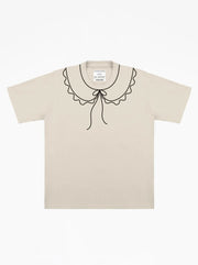 ELIZA FAULKNER - Recycled trompe l'oeil tee beige