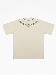 ELIZA FAULKNER - Tee-shirt trompe-l'oeil recyclé beige