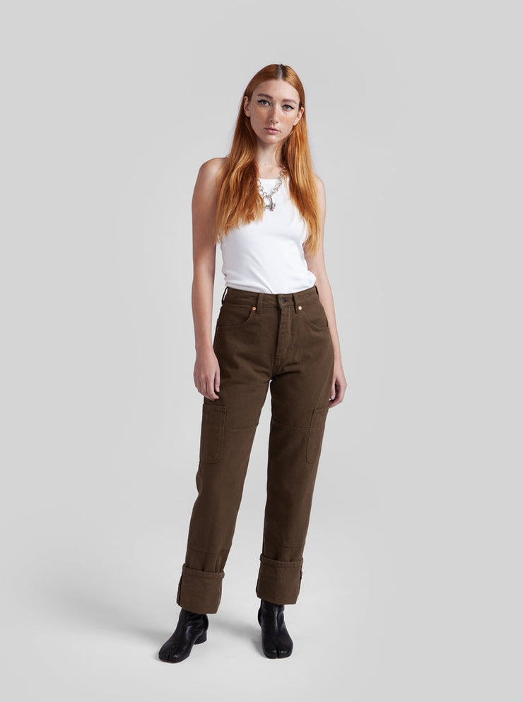 DECADE STUDIO - Ash utility caper pant