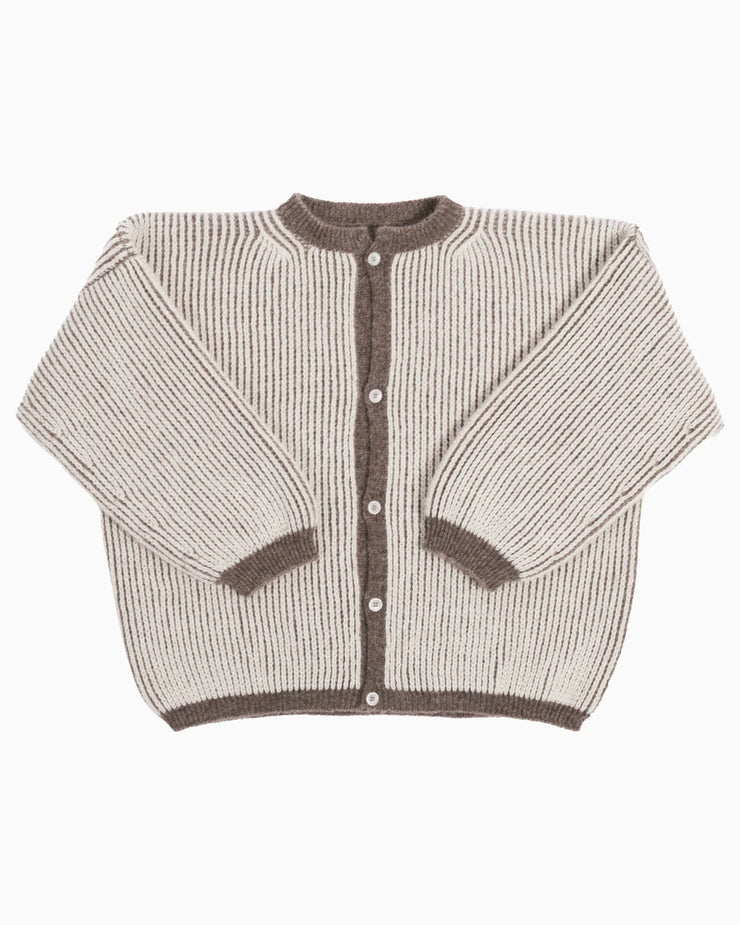 BELACARO - Cardigan bicolore oversize