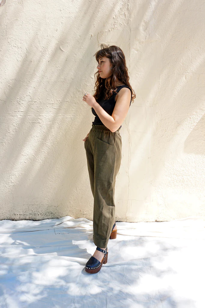 URSA MINOR - Flor Arca pants olive