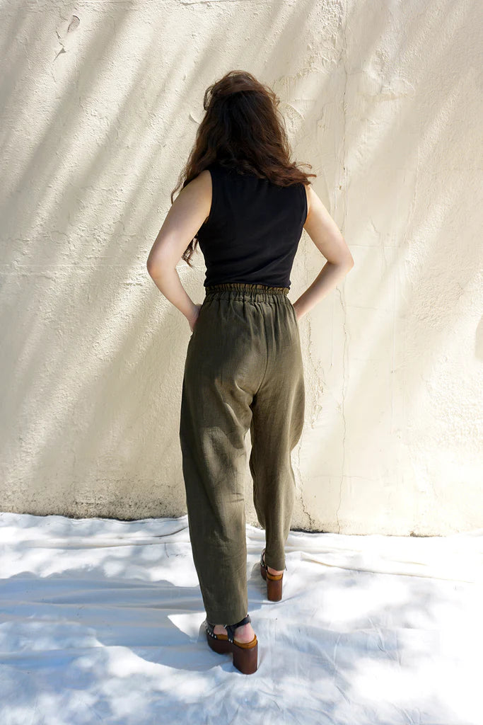 URSA MINOR - Flor Arca pants olive