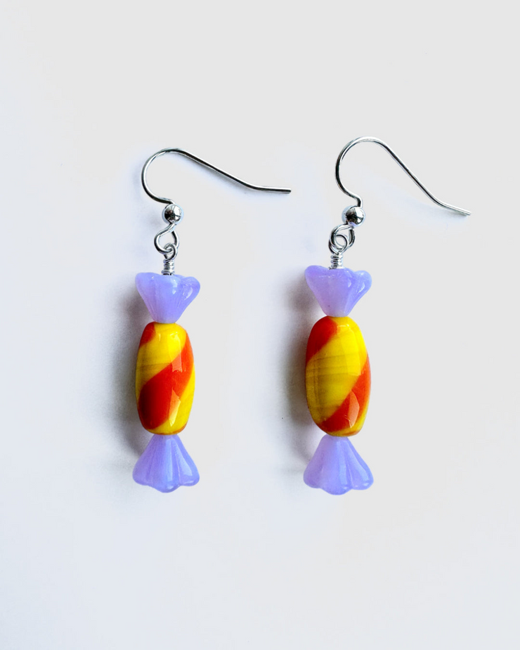 BO BARRA - Candy corn earrings