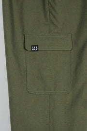 1ER MAI - Pantalon cargo vert olive