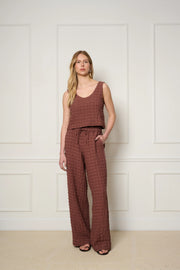 dorsaLi - Bohol Reversible Top - Mocha & Black