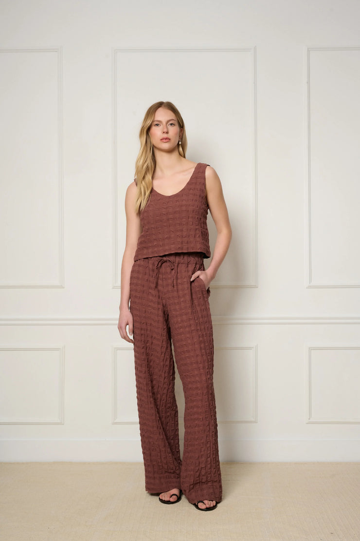 dorsaLi - Bohol Reversible Top - Mocha & Black