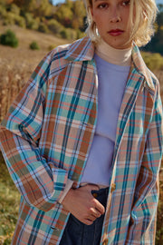 FERNANDA baseball sweatshirt in sky blue