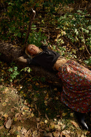 FERNANDA baseball sweater in black