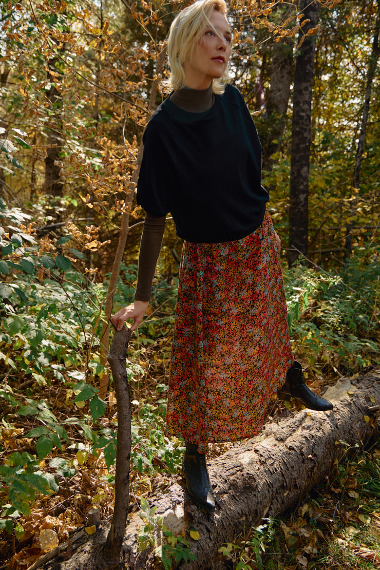 FERNANDA baseball sweater in black