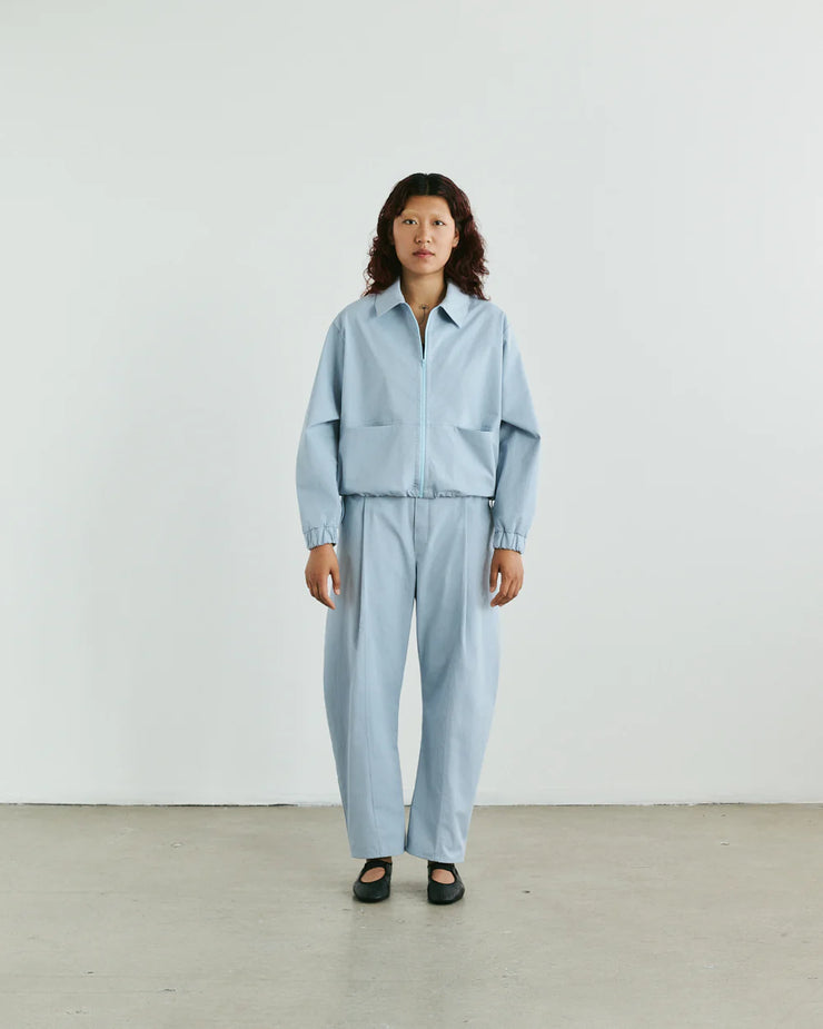VERI - Sunny Curved Trousers  - Powder Blue