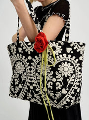 ELIZA FAULKNER - Jacquard tote bag