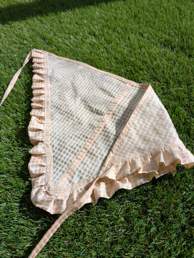 Bandana avec bord à volants
