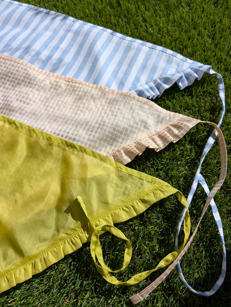 Bandana avec bord à volants
