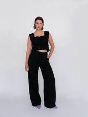 Pantalon noir KAVIAR