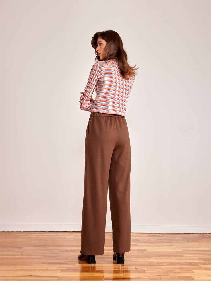 KAVIAR brown wool trousers