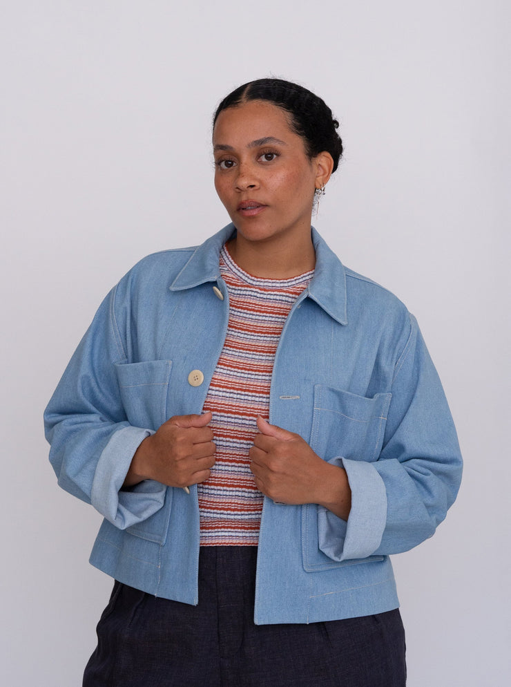 SEGRETA blue denim jacket