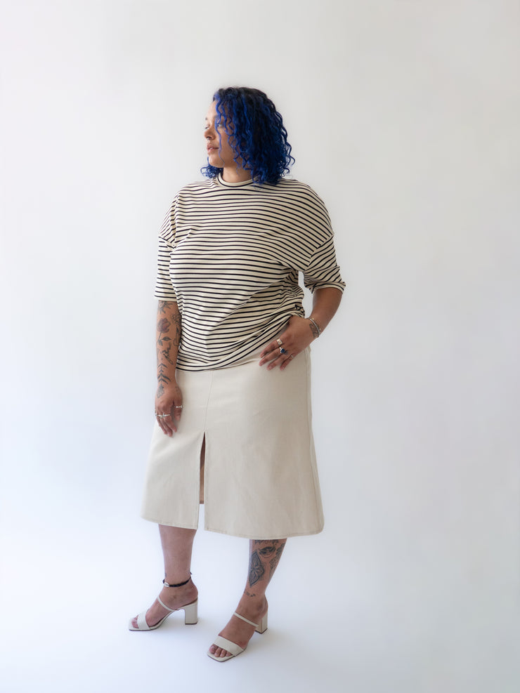 Jupe NITA en denim naturel