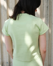 Honeydew BROOK t-shirt-L with stain at the front and seam defect
