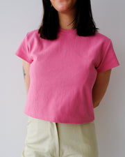 T-shirt BROOK rose bubblegum - S avec petit trou à la couture arrière du cou
