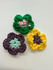 OURSIN crochet flowers (pack of 3)